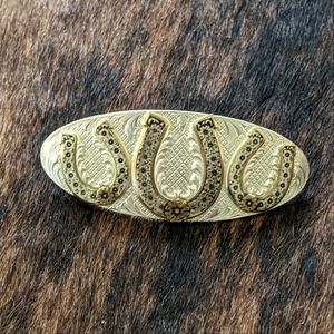 Western dress hair barrette